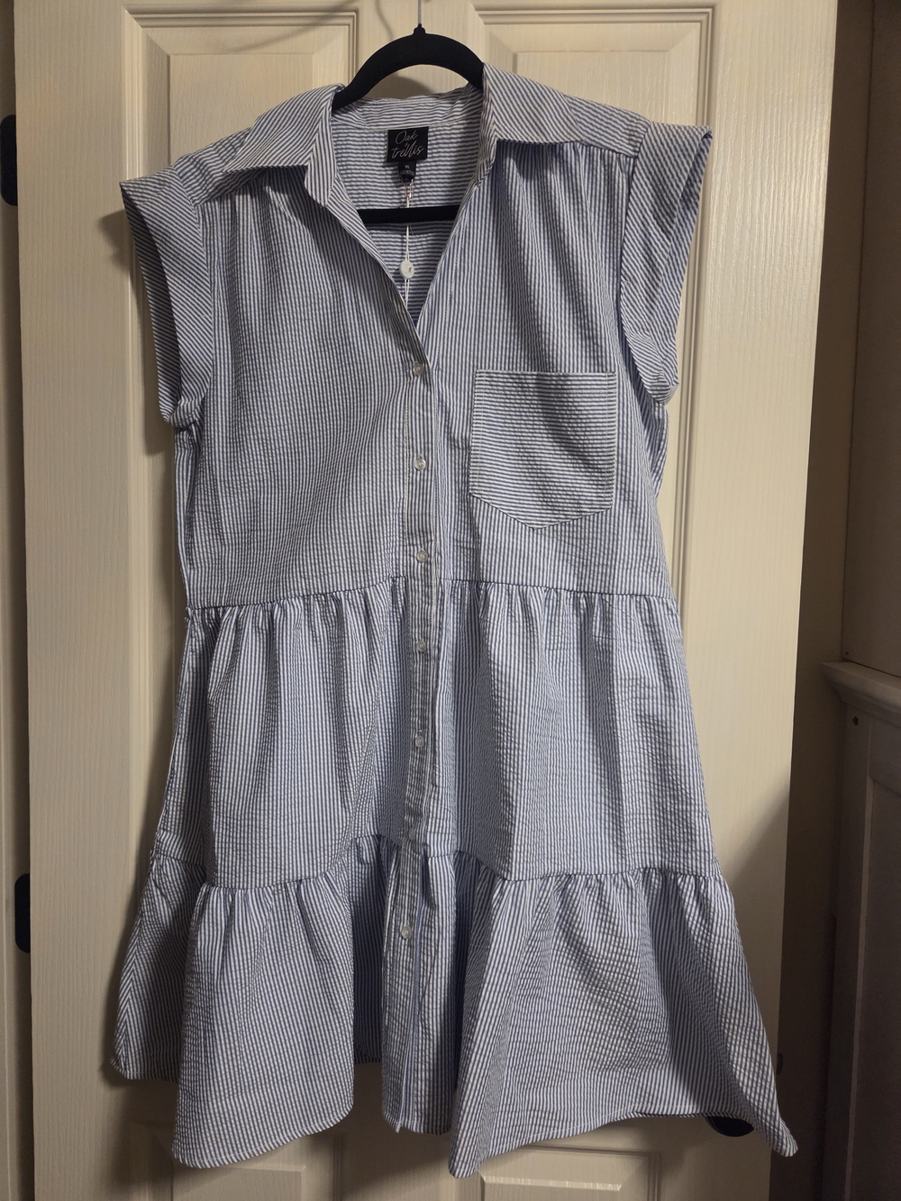 Oak & Trellis Searsucker Dress - XL